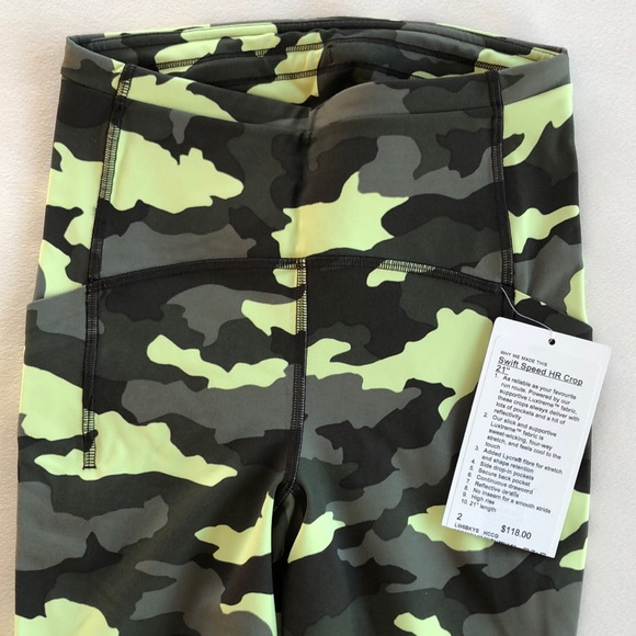 NWT Lululemon Swift Speed High Rise Crop 21” - Picture 6 of 12